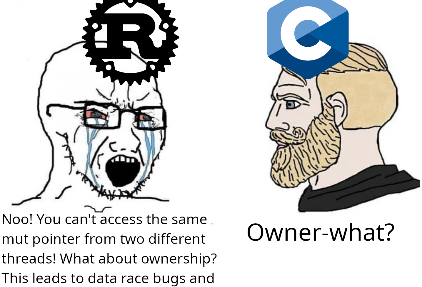 No you can&rsquo;t just access the same memory region!