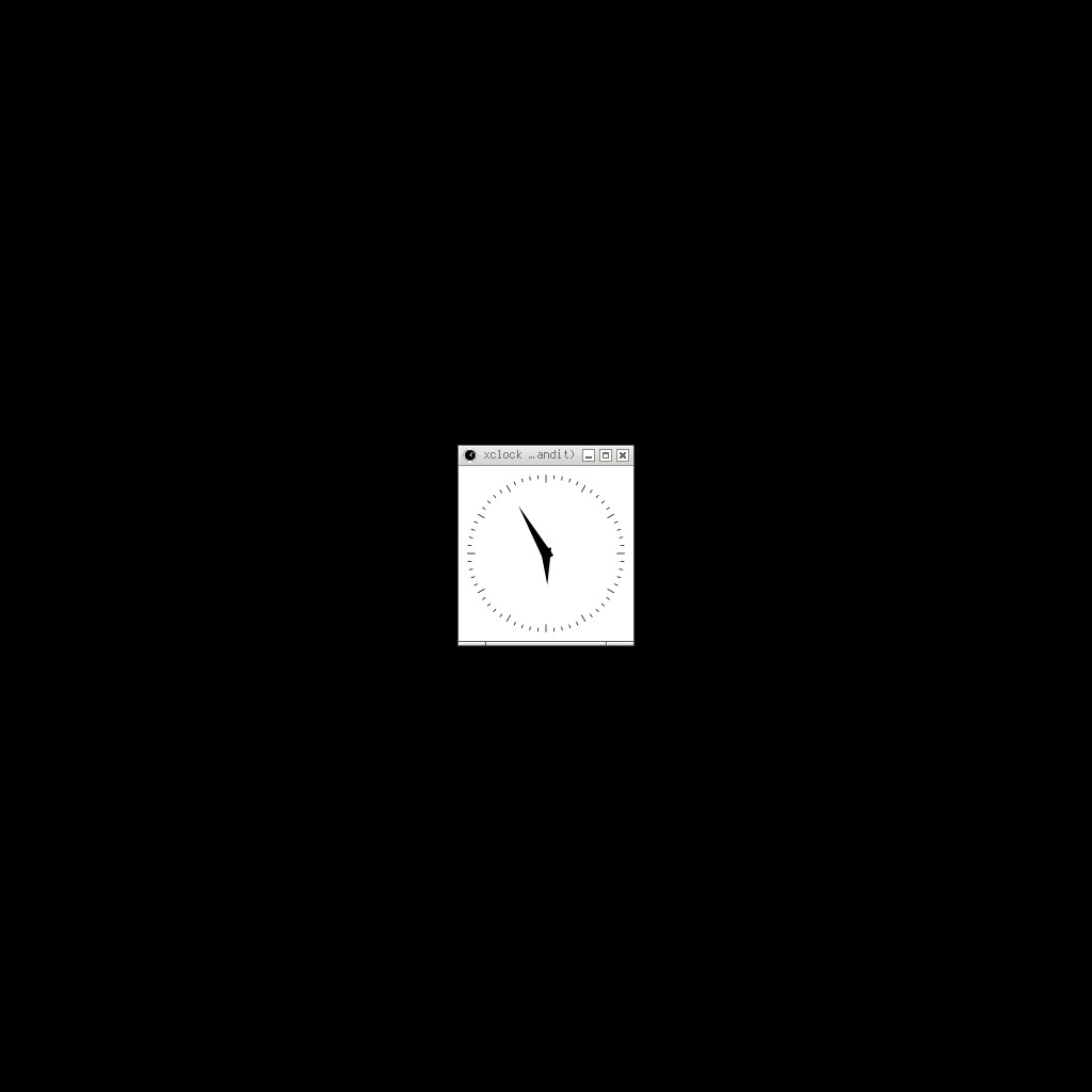 xclock in xvfb